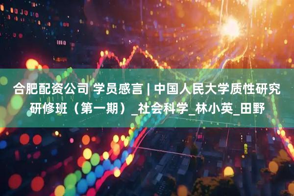 合肥配资公司 学员感言 | 中国人民大学质性研究研修班（第一期）_社会科学_林小英_田野